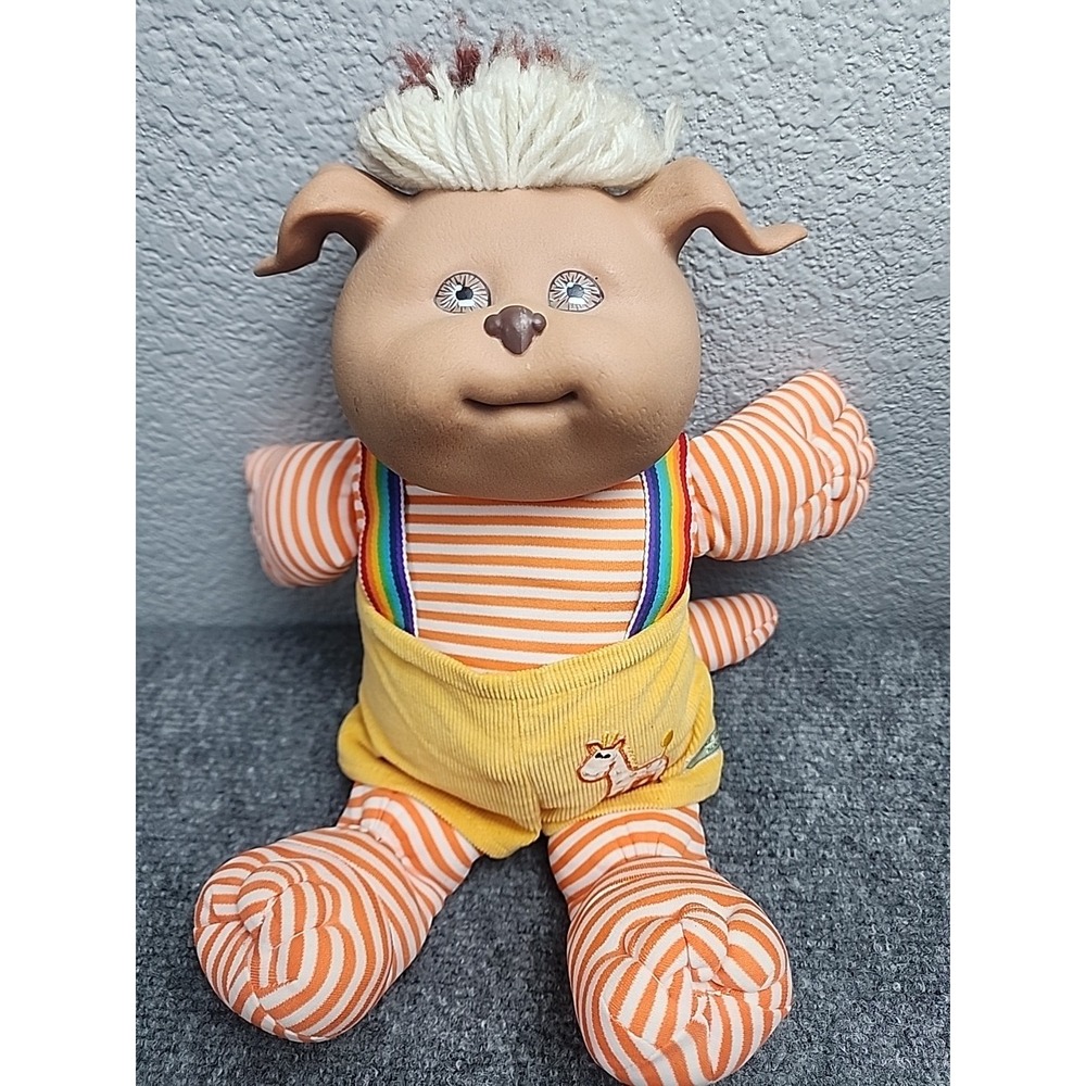 GORGEOUS BROWN‎ EYES, HTF "1983" VINTAGE CABBAGE PATCH KIDS KOOSAS DOG DOLL